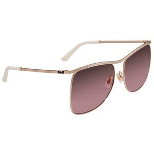Gucci Sunglasses Oversized Gold Pink GG0820S 004 63 17 145 Made In ITALY $630